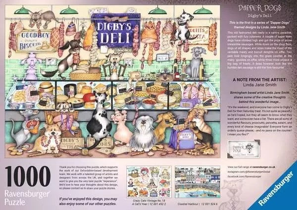 Ravensburger Digby's Deli 1000 Piece Jigsaw Puzzle