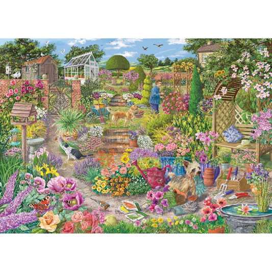 Gibsons Garden In Bloom 1000 Piece Jigsaw Puzzle G6368