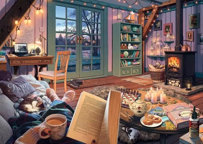 Ravensburger My Haven No 6 The Cosy Shed 1000 Piece Jigsaw Puzzle Toys