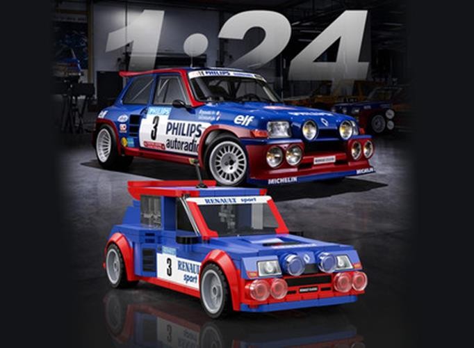 CaDA Building Bricks 1:24 1/24 Renault 5 Maxi Turbo - 308 pcs C55038W