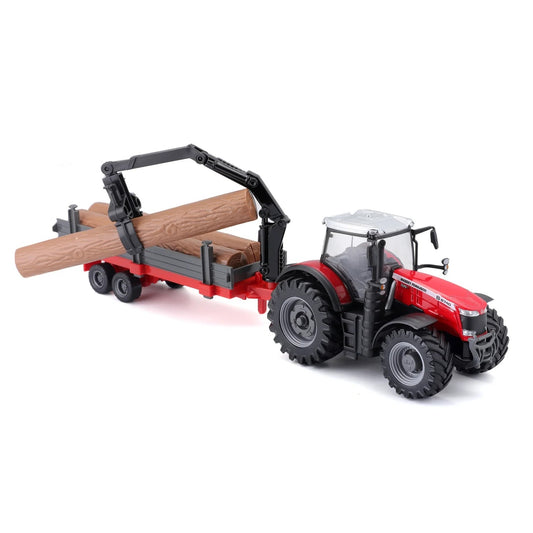 Burago 10cm Massey Fergusson 8740S Tractor B18-31659