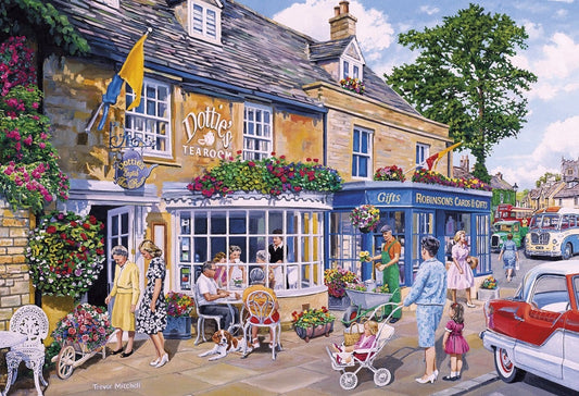 Gibsons Games The Gardener's Round 4 x 500 Piece Jigsaw Puzzle Toys G5047