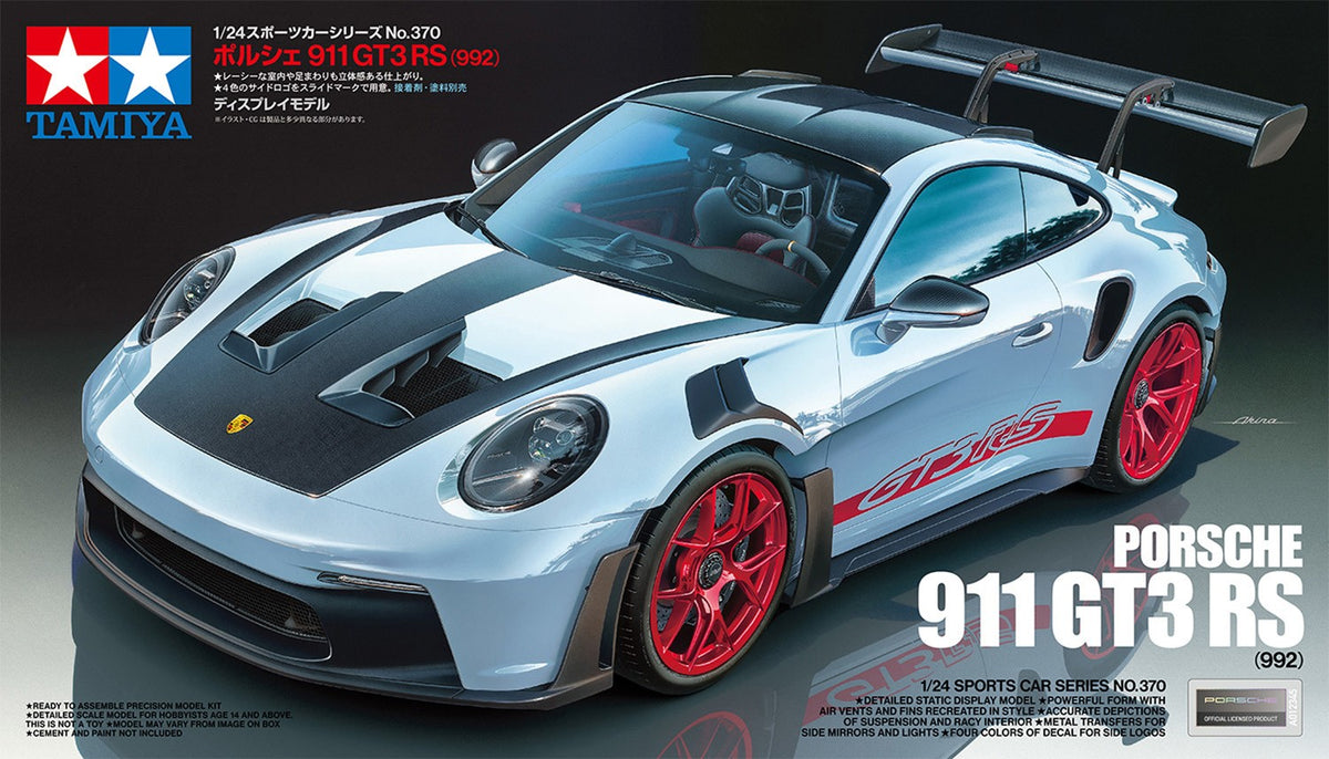 Tamiya Model Kit 1/24 Porsche 911 GT3 RS (992) Car Model Kit Toys 24370