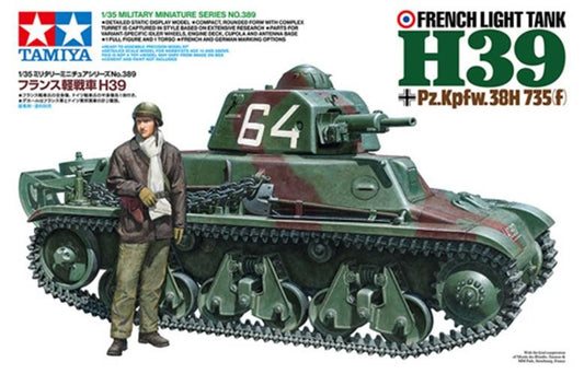 Tamiya 1/35 French Light Tank H39 35389 Scale Military Model