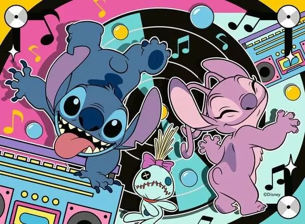 Ravensburger Disney Stitch 4 In A Box 12, 16, 20, 24 Piece Jigsaw Puzzle Toys