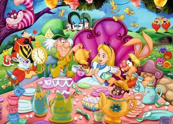Ravensburger Disney Alice In Wonderland 1000 Piece Jigsaw Puzzle Toys