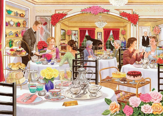 House Of Puzzles The Rose Tearooms Big 500 Piece Jigsaw Puzzle Toys HP0820