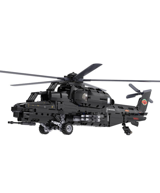 Kombat UK CaDA Building Bricks WZ-10 Helicopter Model Kit Military C61005W