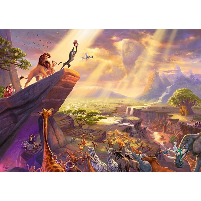 Schmidt Thomas Kinkade The Lion King 1000 Piece Jigsaw Puzzle Toys