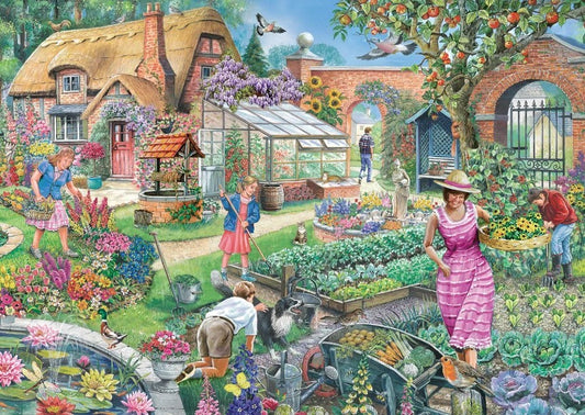 House Of Puzzles No.29 Pretty Potager 1000 Piece Jigsaw Puzzle Toys HP0818