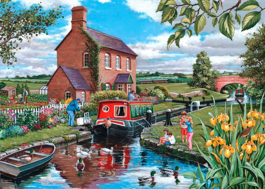 House Of Puzzles Keeper's Cottage Tube 150 Piece Jigsaw Puzzle Toys HP0800