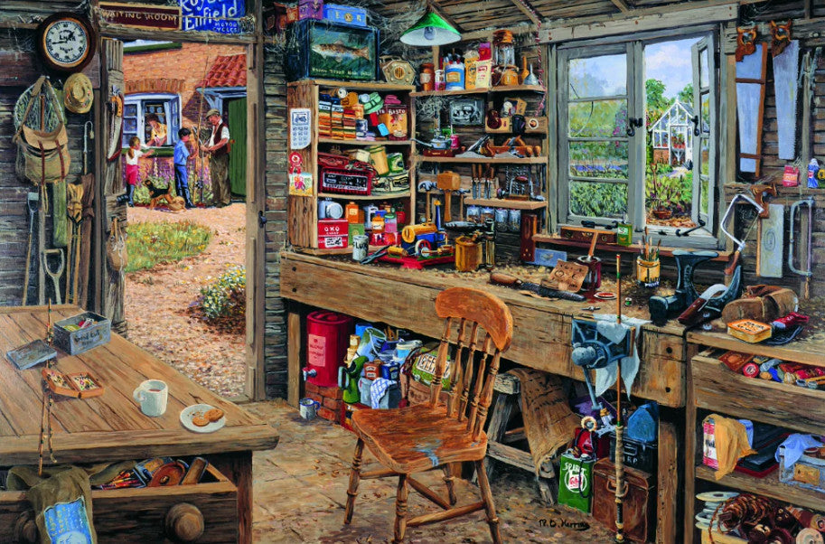 Ravensburger My Haven No.1 The Craft Shed 1000 Piece Jigsaw Puzzle Toys