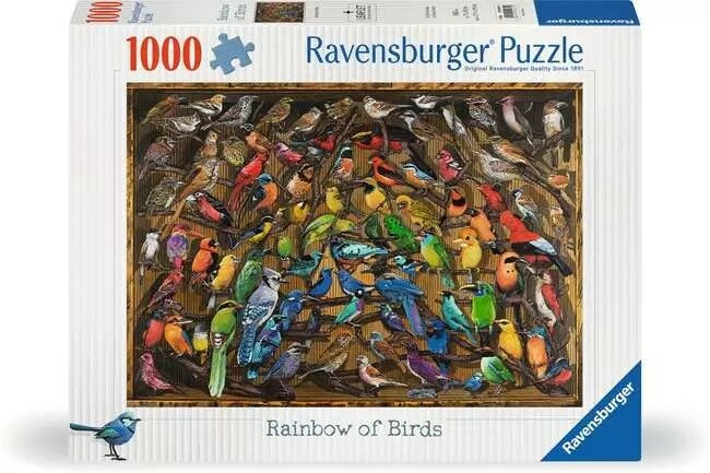 Ravensburger Rainbow Of Birds 1000 Piece Jigsaw Puzzle