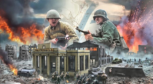 ITALERI 1:72 1/72 Stalingrad Battle WWII 1942 MODEL SCENE KIT 6193