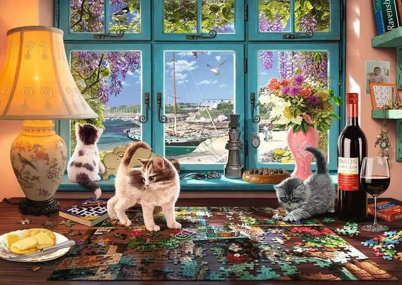 Ravensburger The Puzzler's Desk 1000 Piece Jigsaw Puzzle Toys