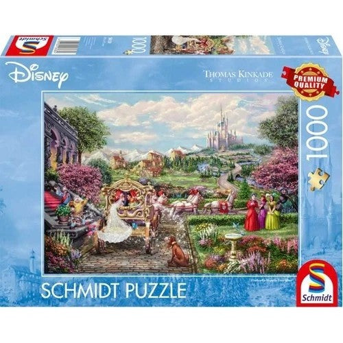 Schmidt Thomas Kinkade Disney Cinderella Happily Ever After 1000 Piece Jigsaw