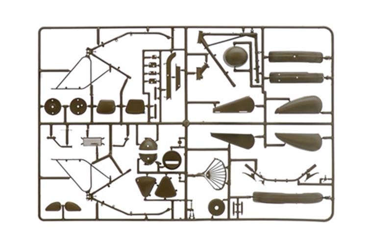 ITALERI 1;9 1/9 Triumph Military 3HW Solo Scale Classic Motor Bike Kit 7402