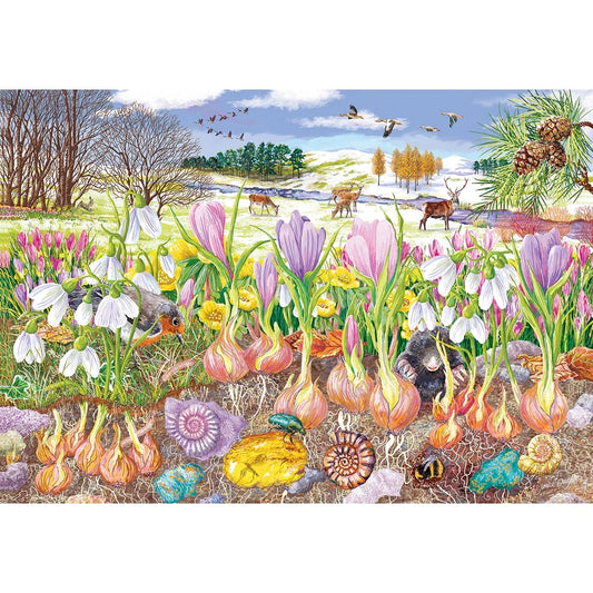 Gibsons Roots & Shoots 4 x 500 Piece Jigsaw Puzzle G5066