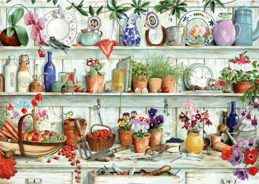 House Of Puzzles Posies & Produce 1000 Piece Jigsaw Puzzle Toys HP0735