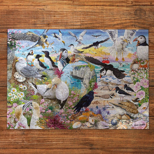 Gibsons Games RSPB Wings In The Wild 4 x 500 Piece Jigsaw Puzzle Toys G5074