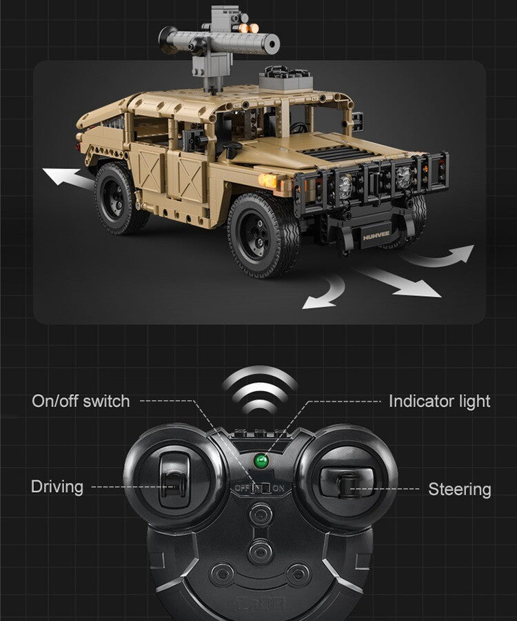 Kombat UK CaDA Building Bricks Humvee Military Vehicle Model Kit C51202W