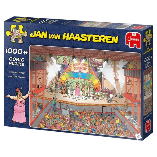 Jumbo Jan van Haasteren - Eurosong Contest 1000 Piece Jigsaw Puzzle Toys