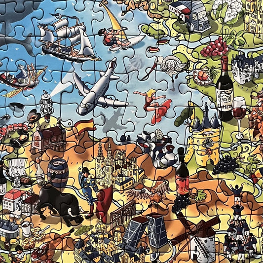 Gibsons Games This Is Europe 1000 Piece Jigsaw Puzzle Toys G7113