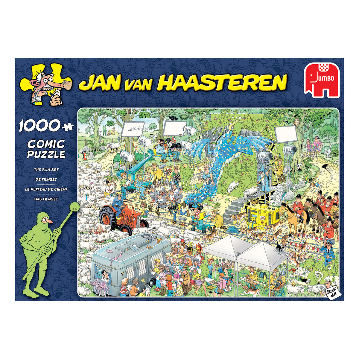 Jumbo Jan Van Haasteren The Film Set 1000 Piece Jigsaw Puzzle Toys
