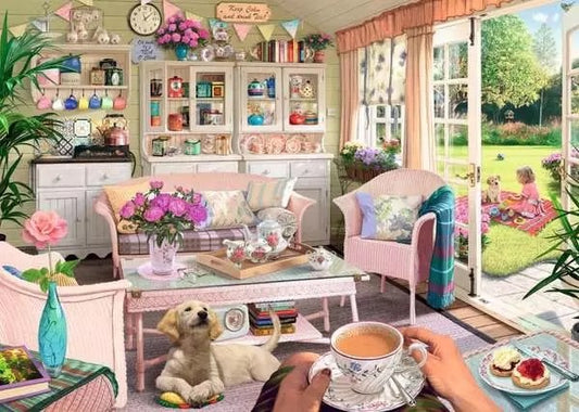 Ravensburger My Haven No 9: The Tea House 1000 Piece Jigsaw Puzzle