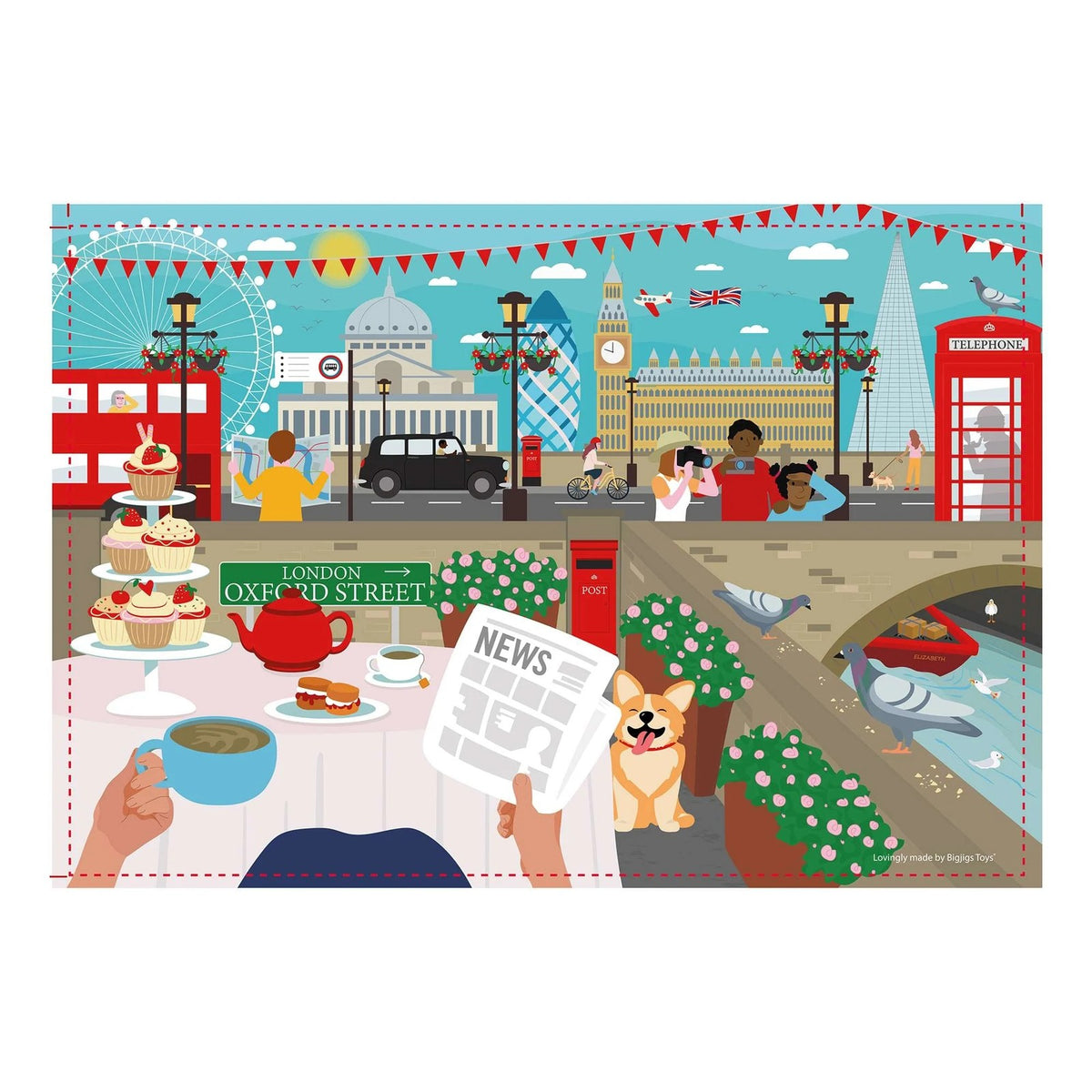 House Of Puzzles London Life Puzzle Tube 150 Piece Jjigsaw Puzzle Toys HP0787