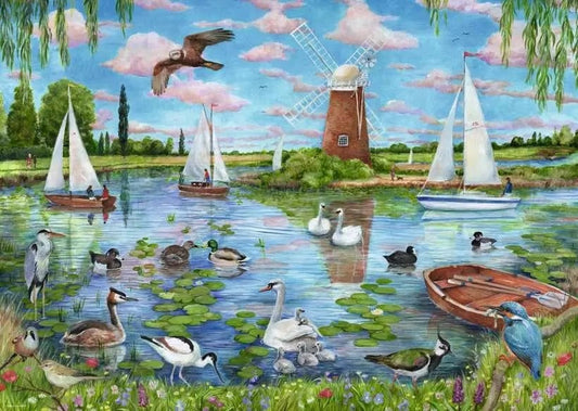 Ravensburger Life Along The Broads 1000 Piece Jigsaw Puzzle