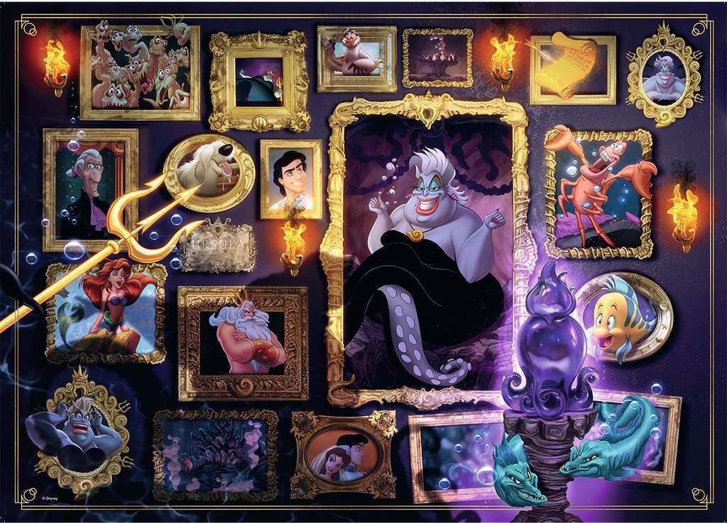 Ravensburger Disney Villainous Ursula 1000 Piece Jigsaw Puzzle