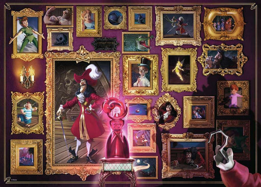 Ravensburger Disney Villainous Captain Hook 1000 Piece Jigsaw Puzzle