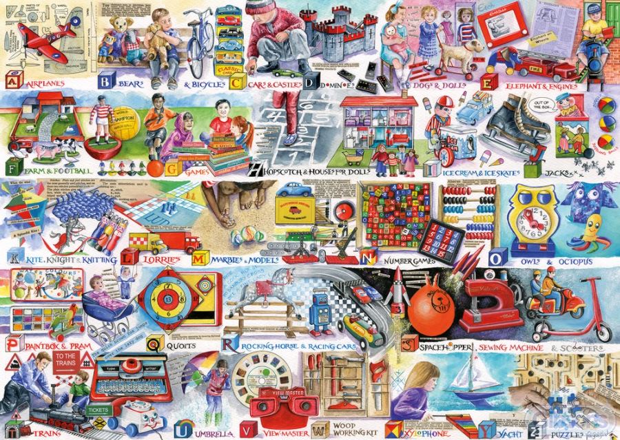 Gibsons Space Hoppers & Scooters 1000 Piece Jigsaw Puzzle G7111