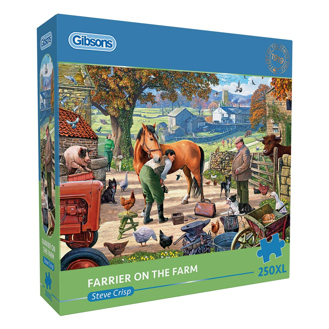 Gibsons Games Farrier On The Farm 250XL Piece Jigsaw Puzzle Toys G2727