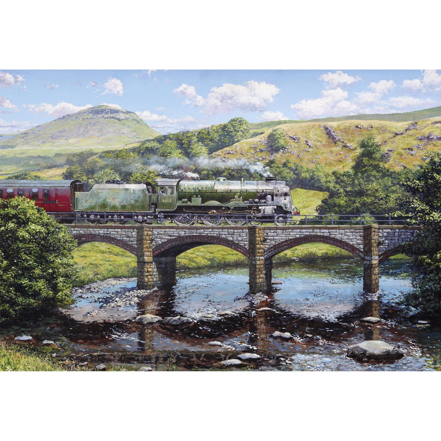 Gibsons Crossing The Ribble 500 Piece Jigsaw Puzzle G3417