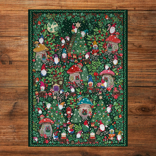 Gibsons Games The Art File Christmas Village 1000 Piece Jigsaw Puzzle G7221