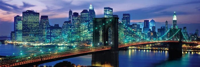 Clementoni New York Brooklyn Bridge 1000 Piece Jigsaw Puzzle Toys 39867 Panorama