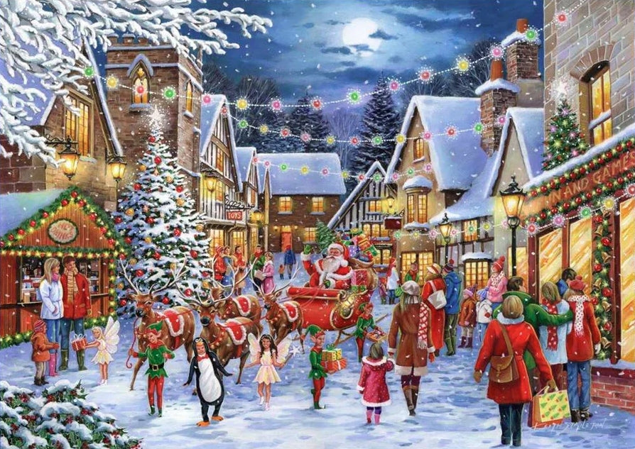 House Of Puzzles No.17 Christmas Parade 1000 Piece Jigsaw Puzzle HP0580