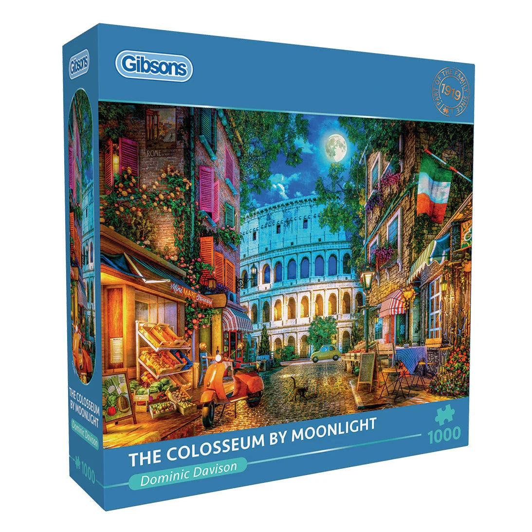 Gibsons The Colosseum By Moonlight 1000 Piece Jigsaw Puzzle G6388