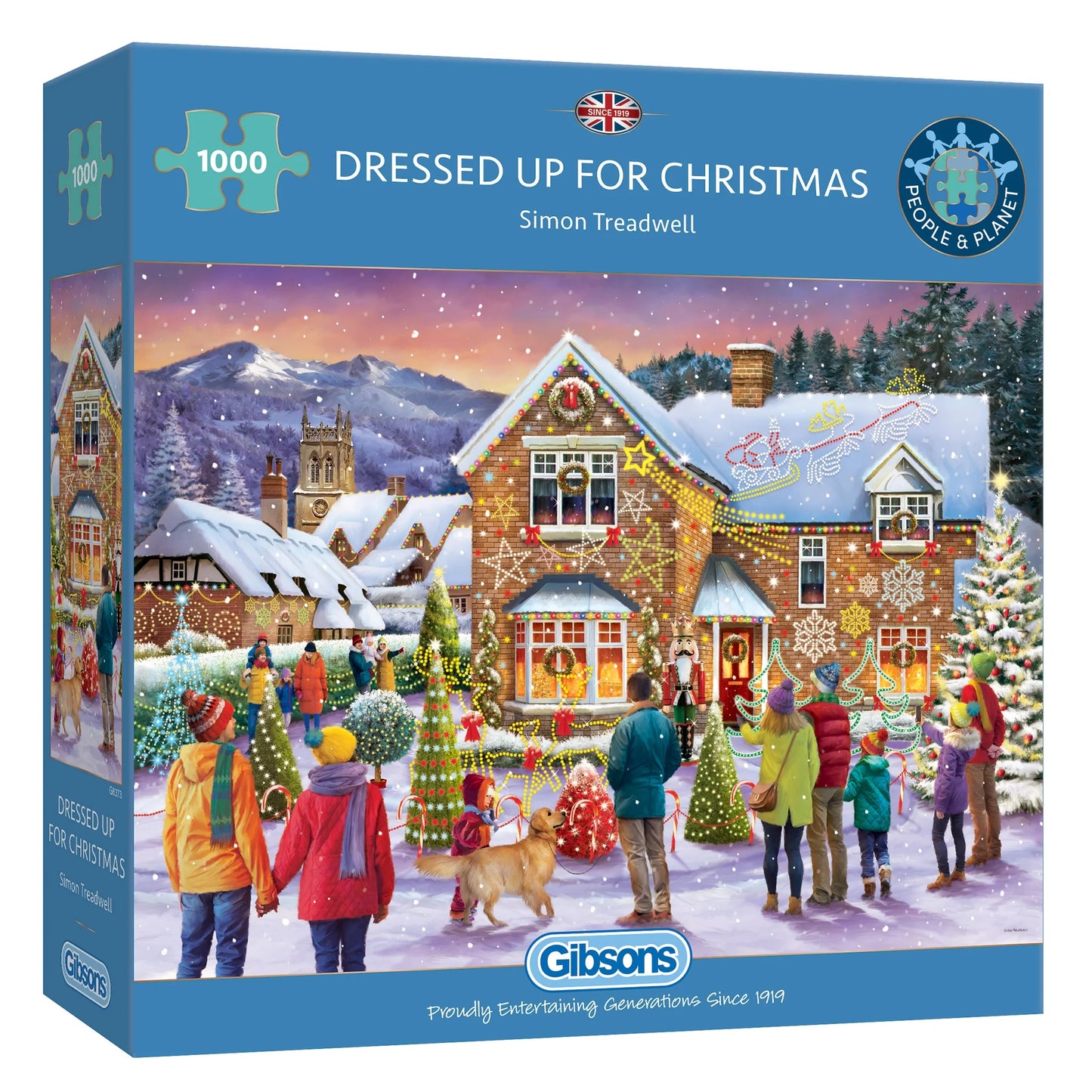 Gibsons Dressed Up For Christmas 1000 Piece Jigsaw Puzzle G6373