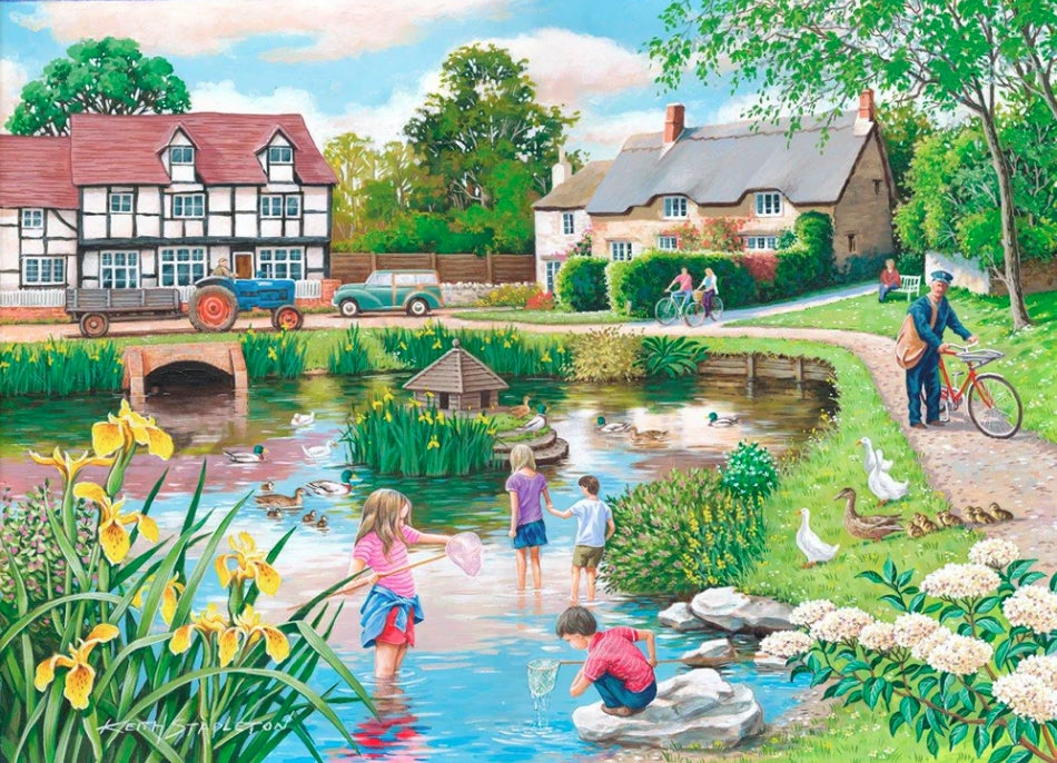 House Of Puzzles Duck Pond Big 250 Piece Jigsaw Puzzle HP0419