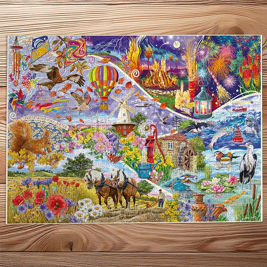 Gibsons Elemental 1000 Piece Jigsaw Puzzle G6436