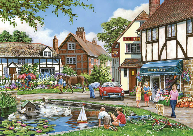 House Of Puzzles A Busy Day 1000 Piece Jigsaw Puzzle HP0469