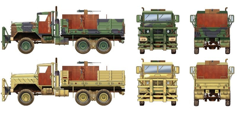 Italeri M923 "HILLBILLY" Gun Truck 6513 MILITARY MODEL KIT