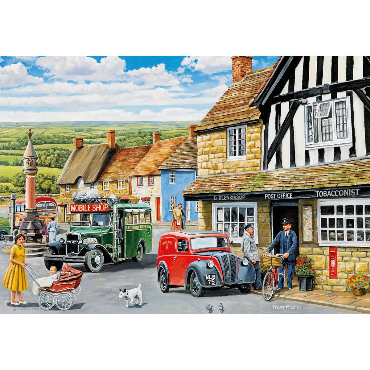 Gibsons Games Daily Deliveries 4 x 500 Piece Jigsaw Puzzle Toys G5072