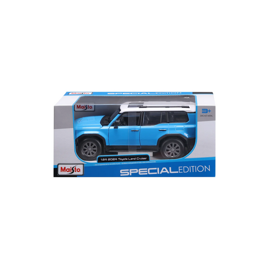 TOYOTA LAND CRUISER BLUE Maisto 1:24 1/24 SCALE DIE CAST MODEL M32924