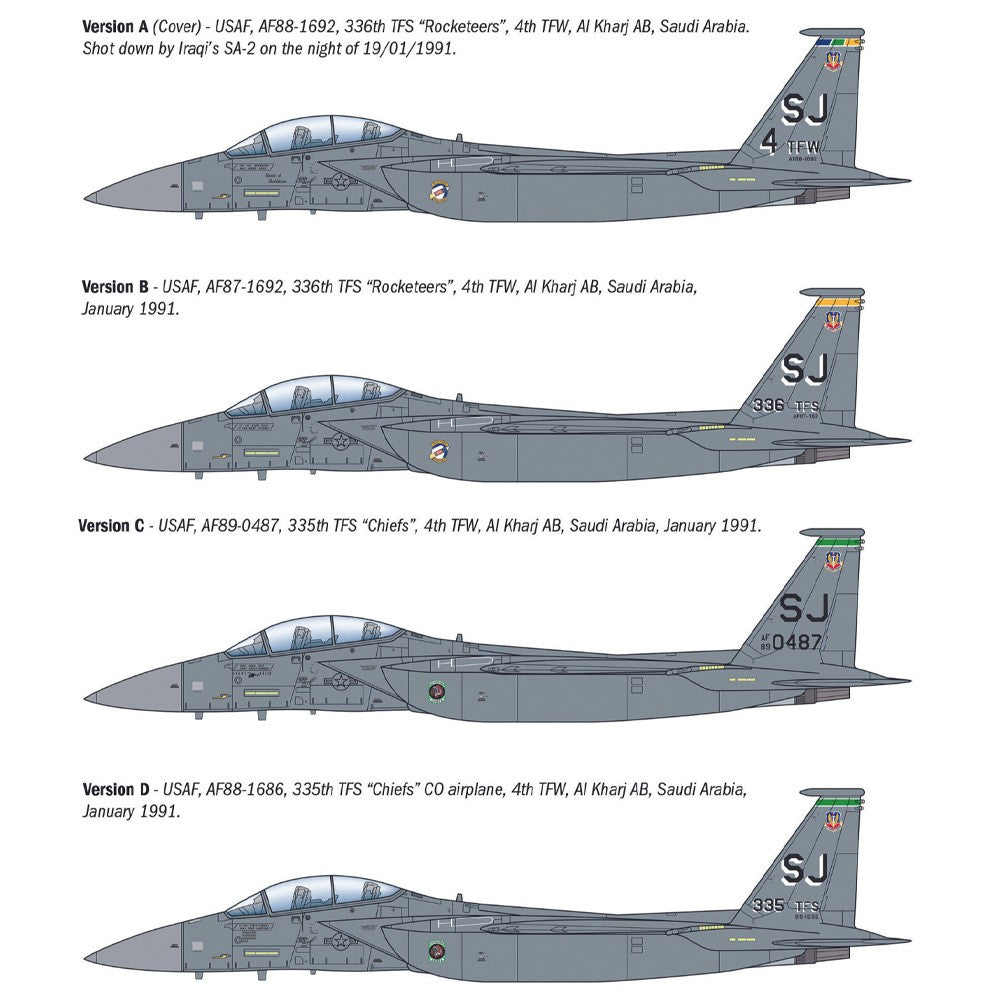 Italeri 90166 McDonnell Douglas F-15E Strike Eagle 1:72 Model Kit 90166