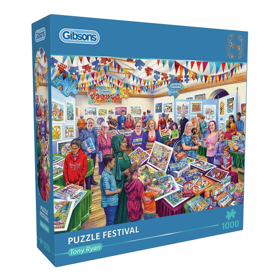 Gibsons Games Puzzle Festival 1000 Piece Jigsaw Puzzle Toys G6400