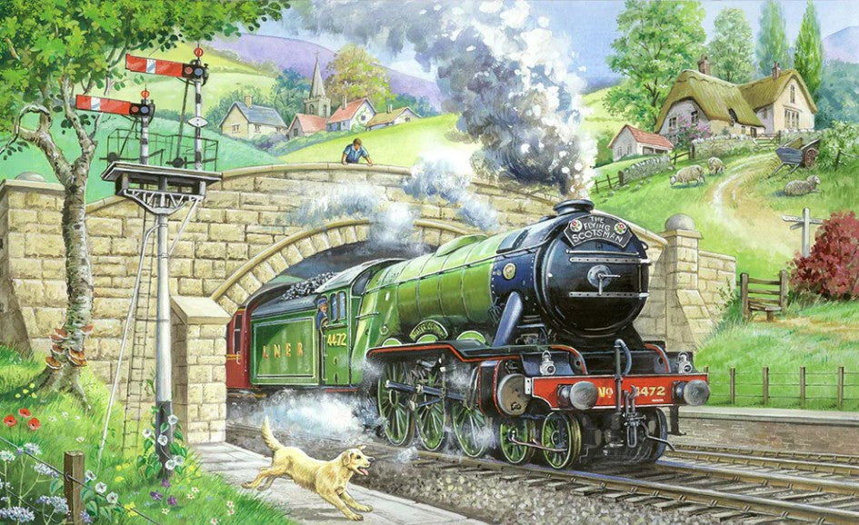 House Of Puzzles Train Spotting big 250 Piece Jigsaw Puzzle HP0146